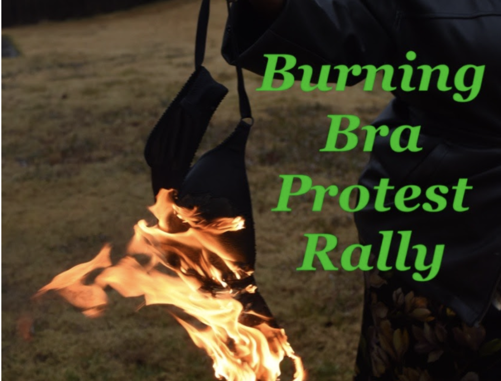Bra Burning Protest Rally Atlanta